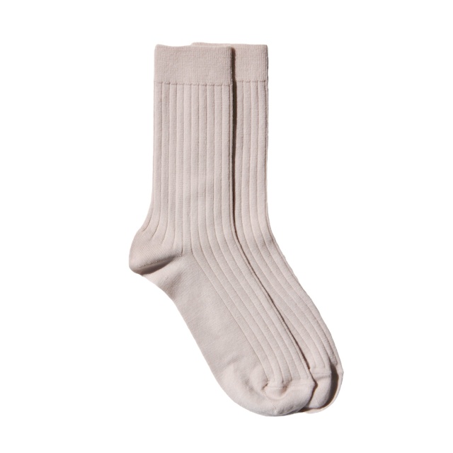 Ladies Ribbed Merino Wool Socks