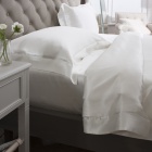 Ivory 4PCs Silk Duvet Cover Set