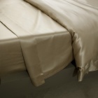 Taupe Silk Flat Sheet