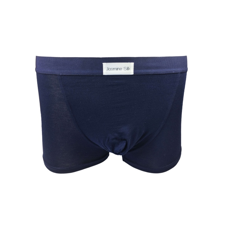 Mens Bamboo Boxer Shorts - Navy