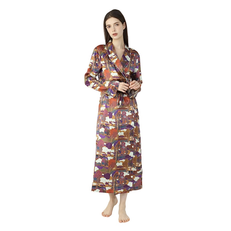 Liberty print dressing gown best sale